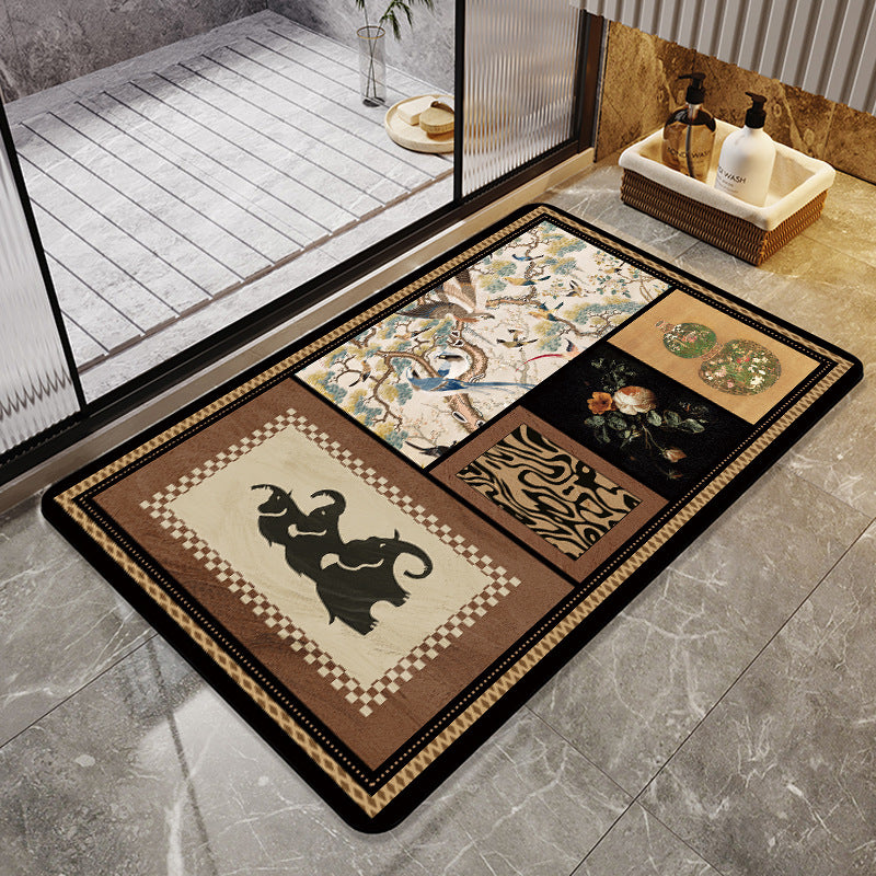 Artistic Multicolored Area Rug Acalora