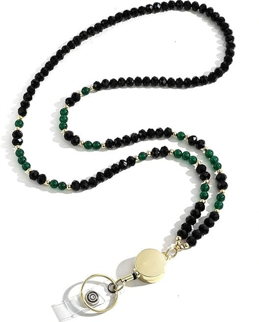 Beaded Eyewear Retractable Lanyard Acalora