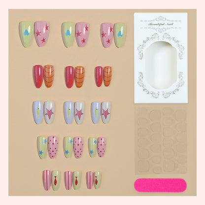 Creative Cartoon-Themed Press-On Nail Collection Acalora