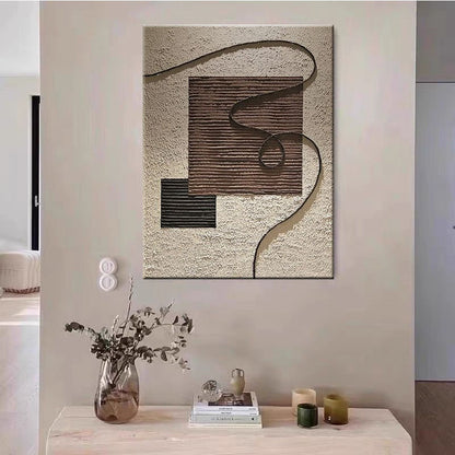 Textured Geometric Wall Art