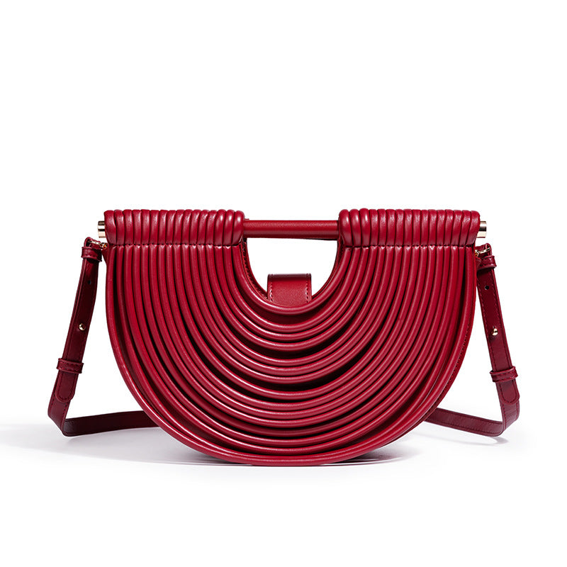 Structured Half-Circle Handbag Acalora