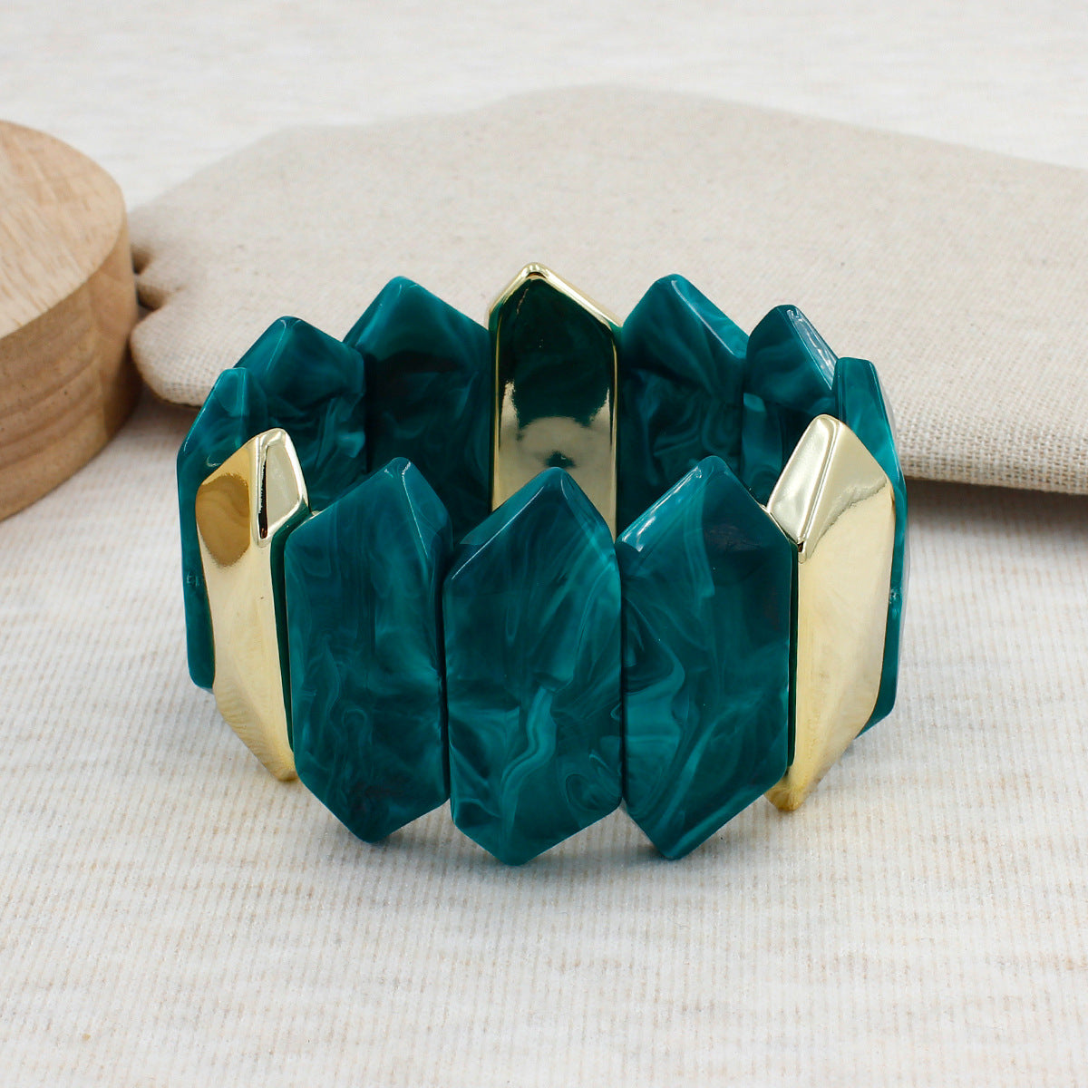 Geometric Resin Bracelet Acalora