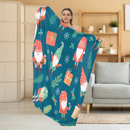 Cozy Halloween-Themed Fleece Blanket