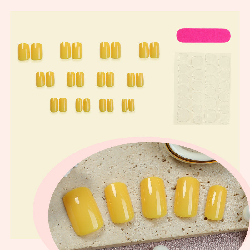 Elegant Glossy Press-On Nails Acalora