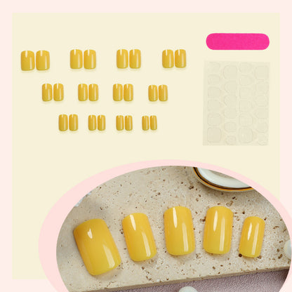 Elegant Glossy Press-On Nails Acalora