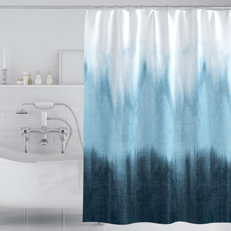 Artistic Watercolor Shower Curtain