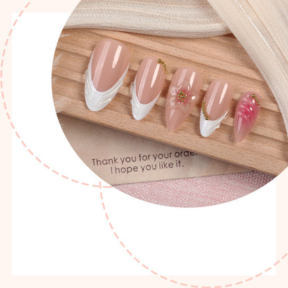 Decorative Premium Press-On Nail Art Set Acalora