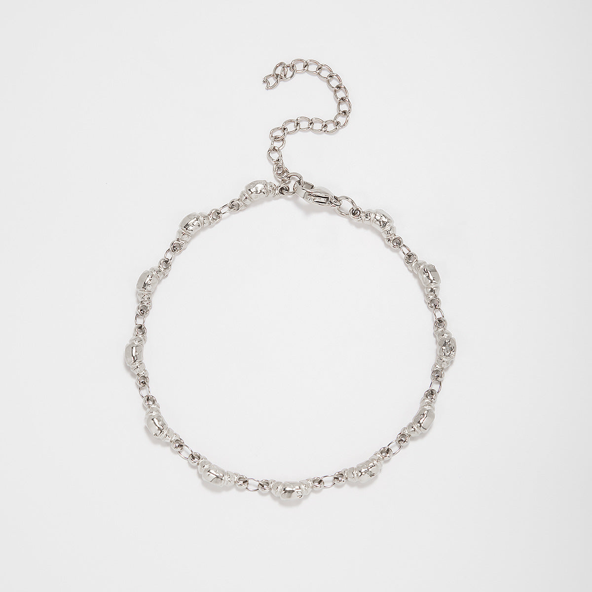 Intricate Textured Chain Bracelet Acalora