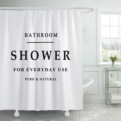 Elegant Bathroom Shower Curtain