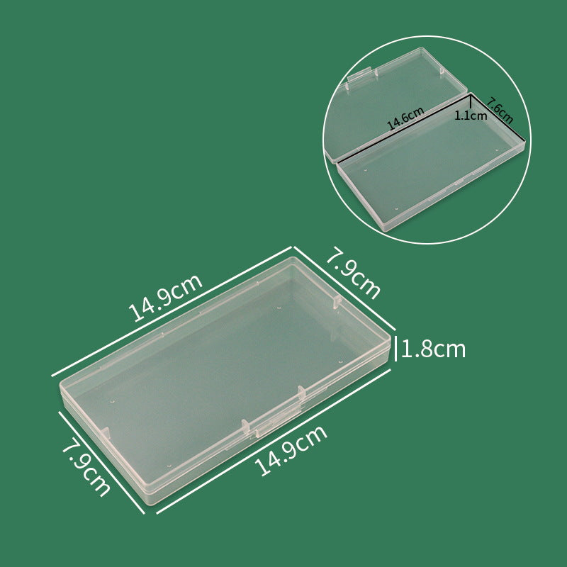 Transparent Craft Supply Storage Box Acalora