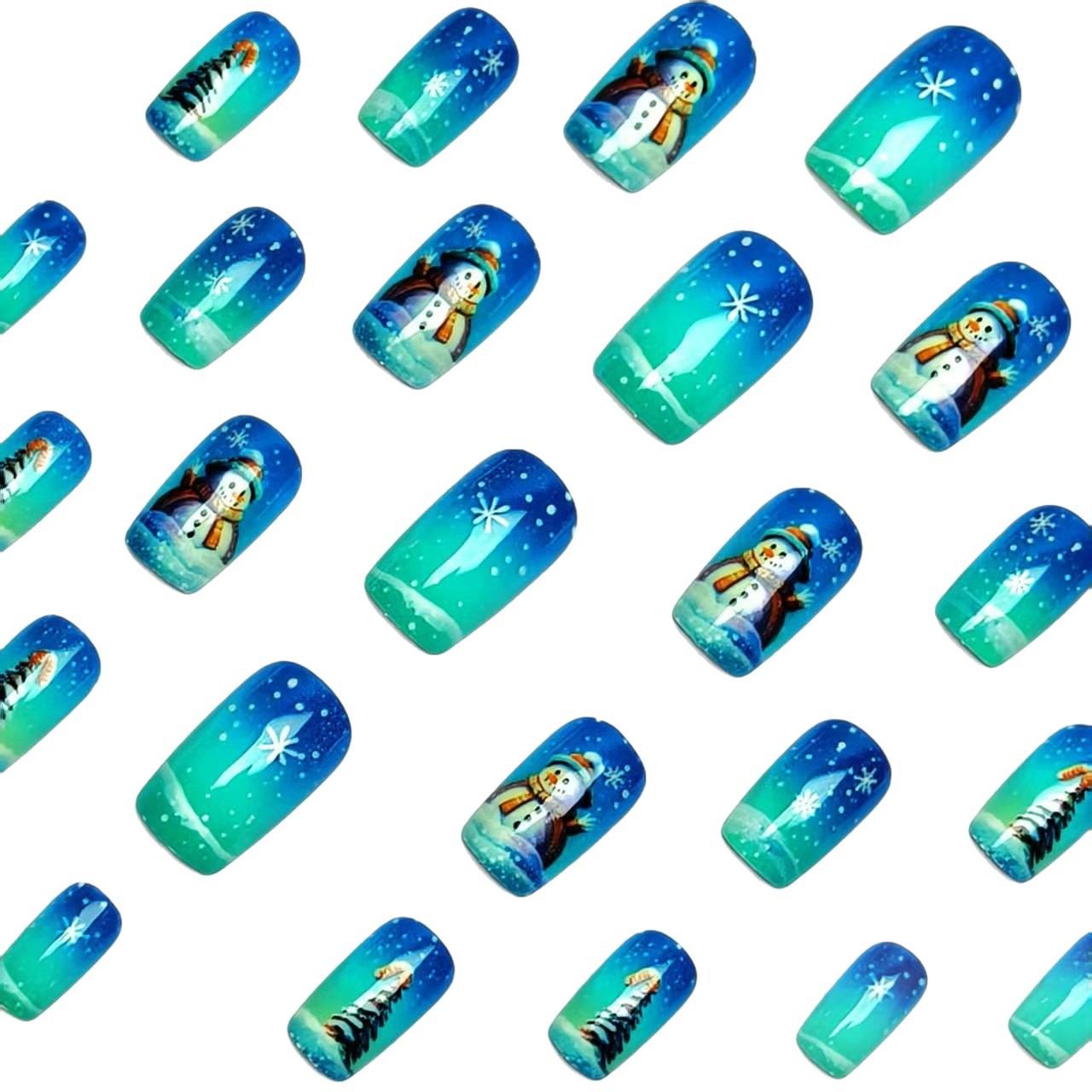 Winter Wonderland Themed Nail Art Acalora
