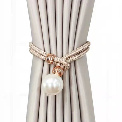 Elegant curtain tieback with decorative pearl Acalora