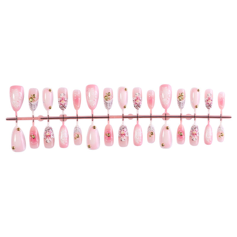 Creative Floral Press-On Nail Set Acalora