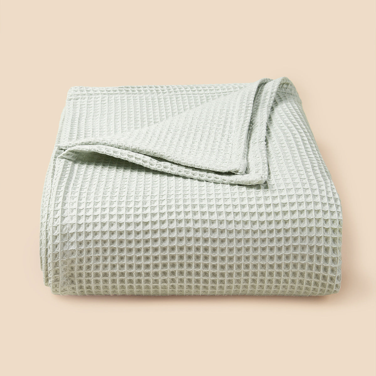 Textured Waffle Weave Throw Blanket