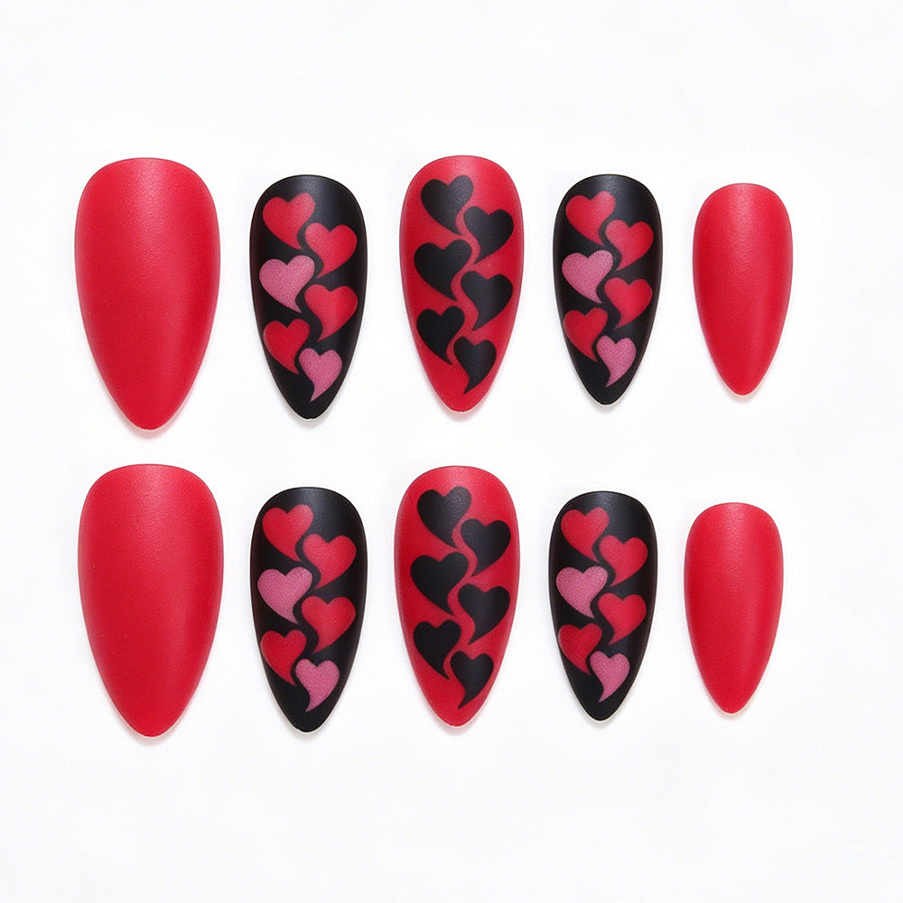 Heart Pattern Nail Art Kit Acalora