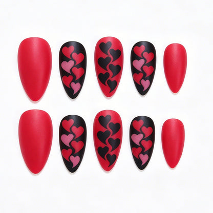 Heart Pattern Nail Art Kit Acalora