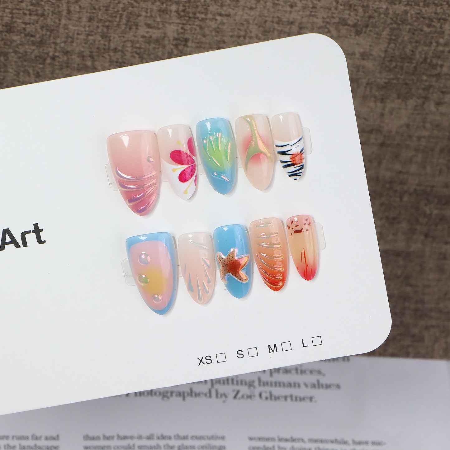 Thematic Press-On Nail Art Collection Acalora