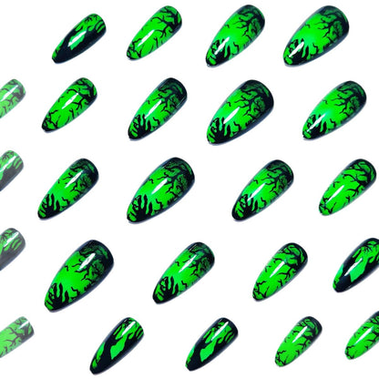 Spooky Nail Art Design Acalora