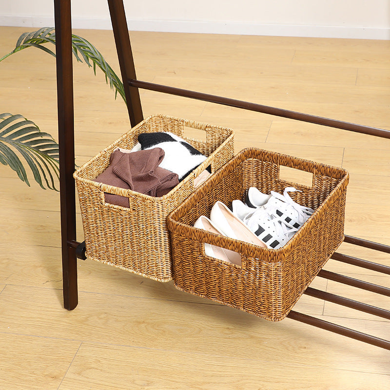 Handwoven Rustic Storage Basket Acalora