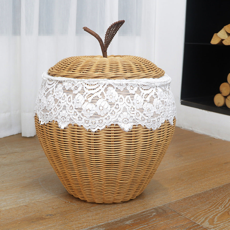 Decorative Woven Storage Container with Lid Acalora