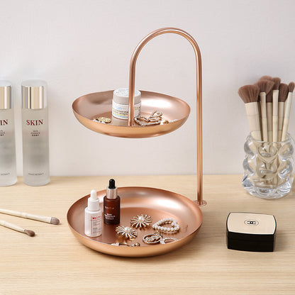 Elegant Two-Tiered Jewelry Organizer