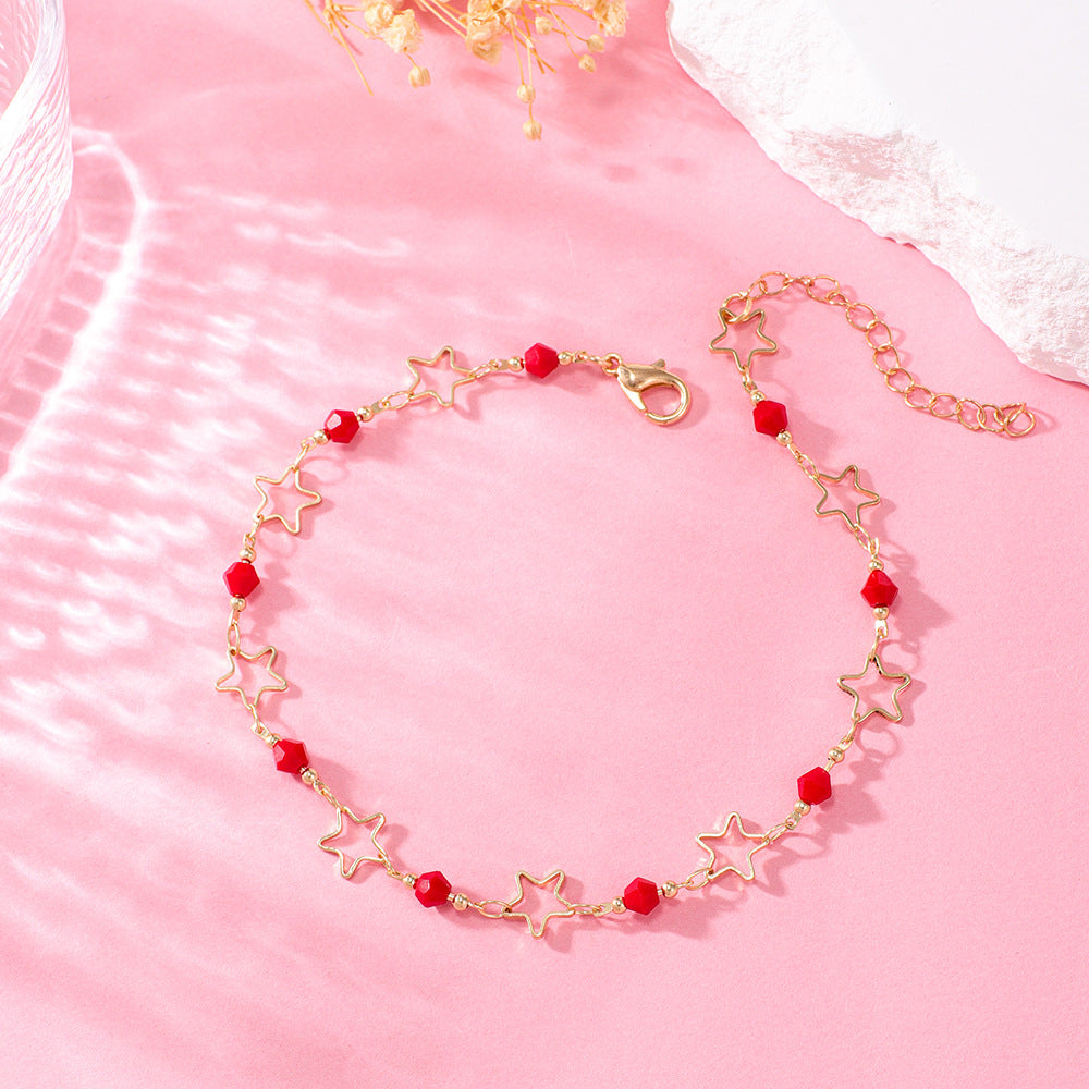 Star Motif Charm Bracelet Acalora