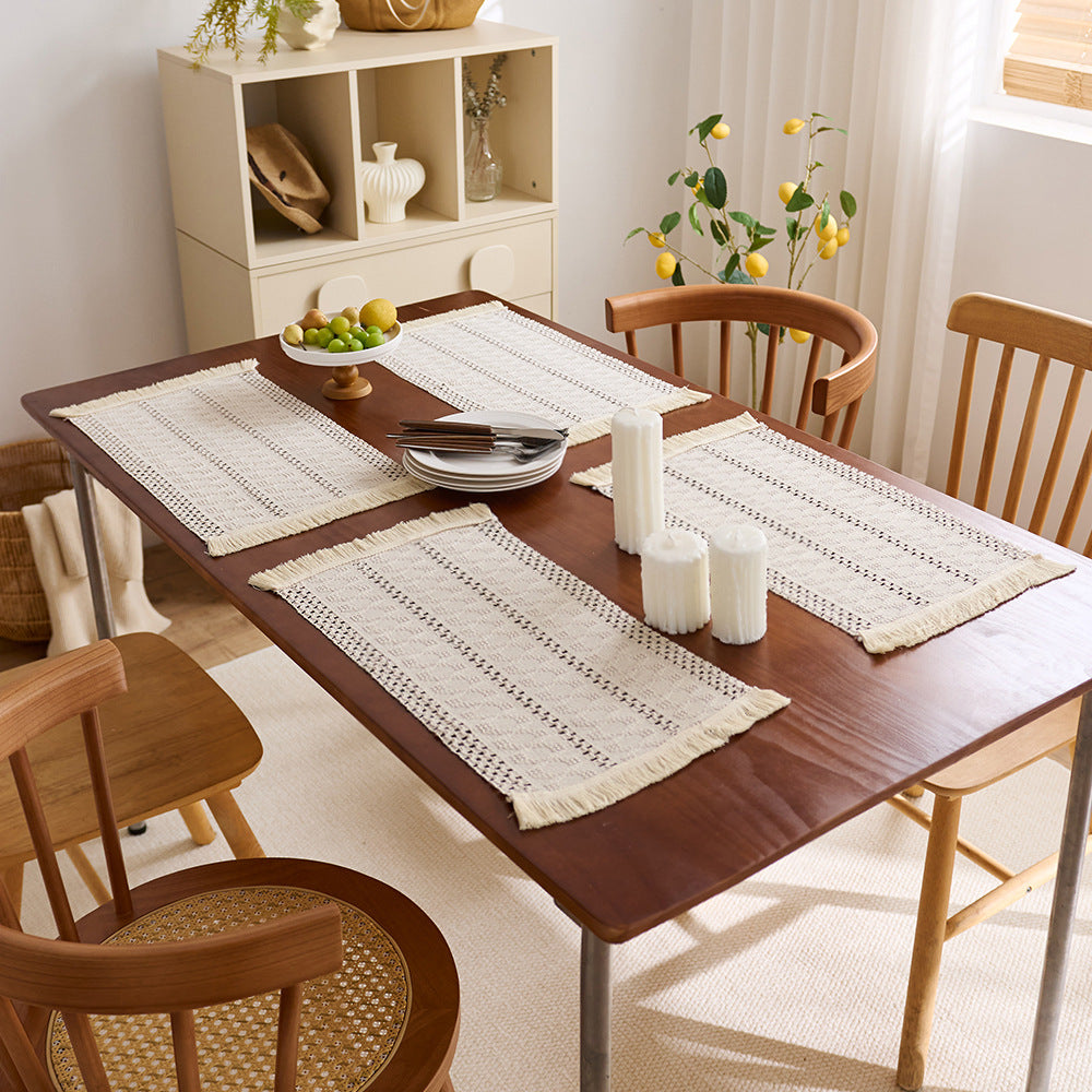 Decorative Fringed Table Runner