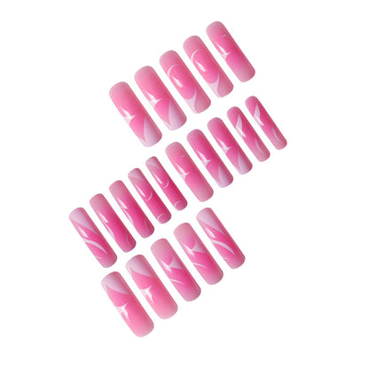 Artistic Marble Design Press-On Nails Acalora