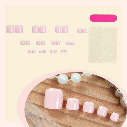 Premium Press-On Nail Set with Decorative Marble Design Acalora