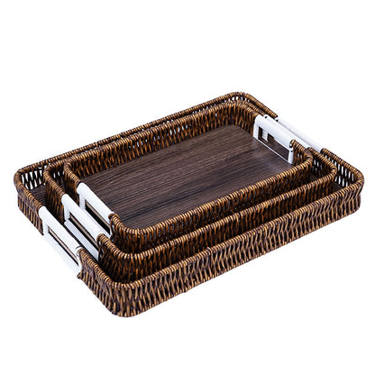 Decorative Woven Serving Tray Acalora