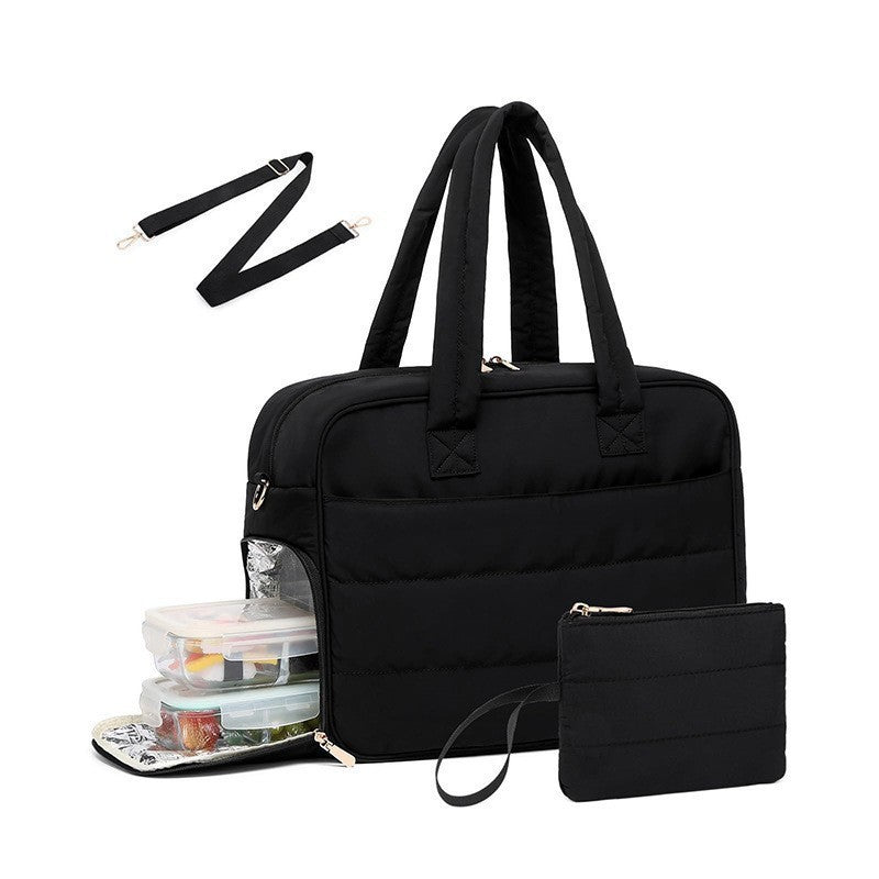 Quilted Multi-Functional Insulated Lunch Tote Acalora