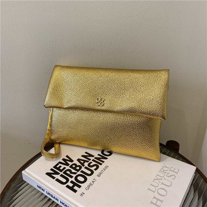 Elegant Textured Wristlet Clutch Acalora