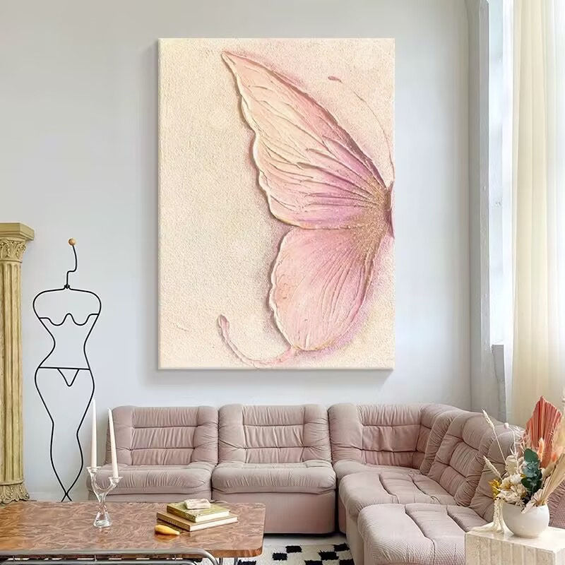 Abstract Butterfly Canvas Art