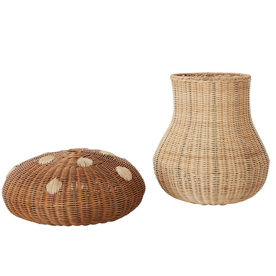 Decorative Mushroom-Shaped Storage Basket Acalora