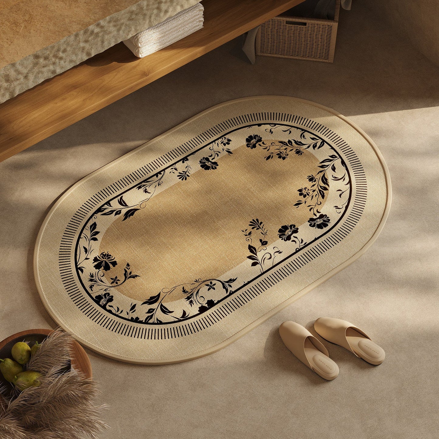 Chic Geometric Design Bath Mat