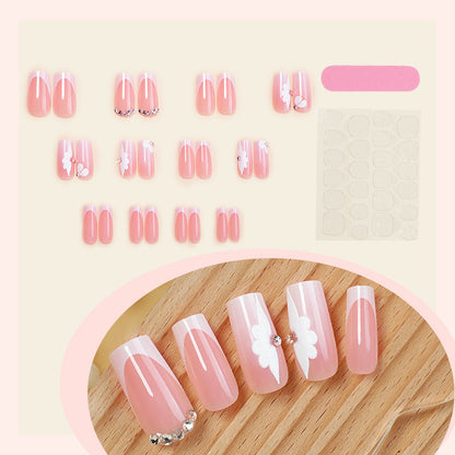 Floral Decorative Press-On Nails Acalora