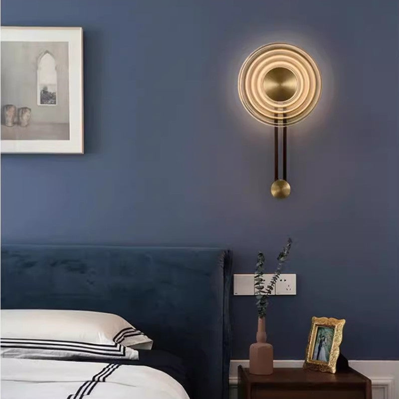 Modern Circular Wall Light with Adjustable Glow