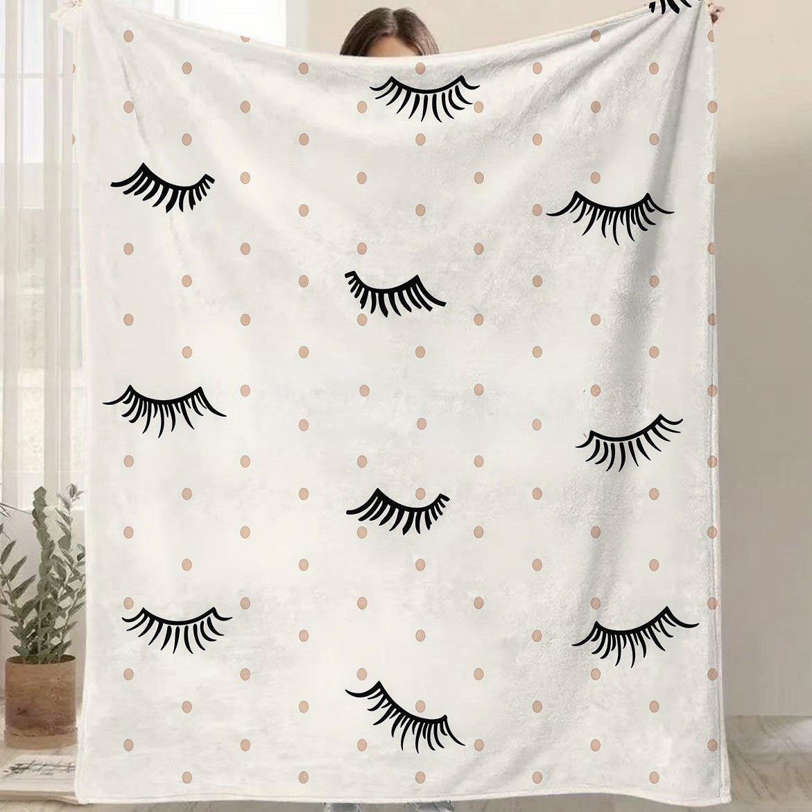 Artistic Patterned Throw Blanket