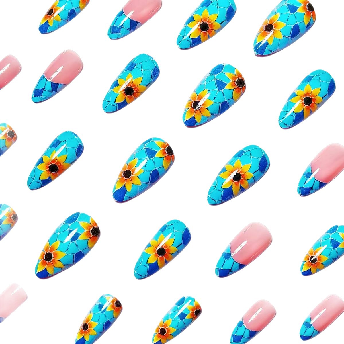 Artistic Stained Glass Nail Art Acalora