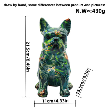 Artistically designed bulldog figure Acalora