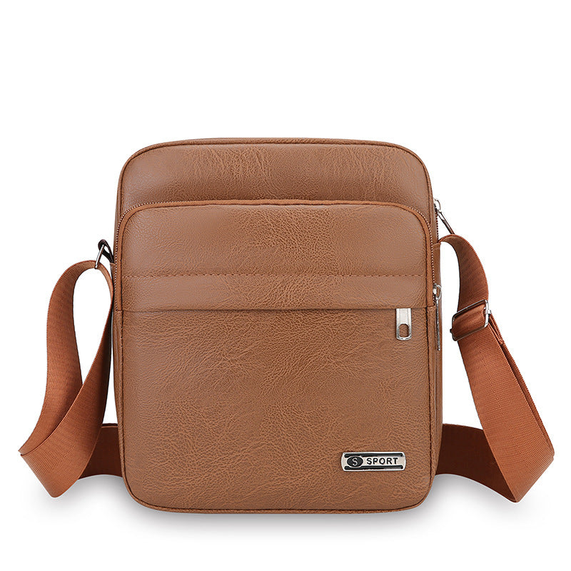 Multifunctional Casual Leather Messenger Bag Acalora