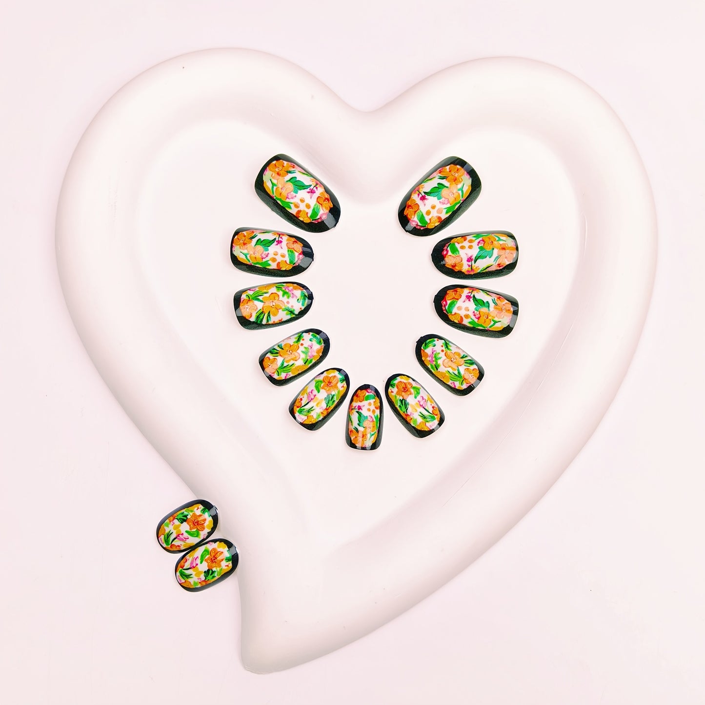3D Floral Design Nail Art Acalora