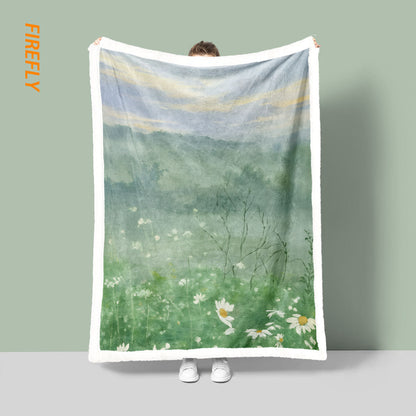 Unisex Artistic Scenic Throw Blanket