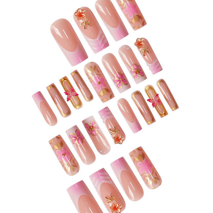 Decorative Floral Nail Art Design Acalora