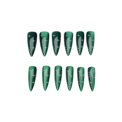 Glittering Starlit Nail Art Acalora