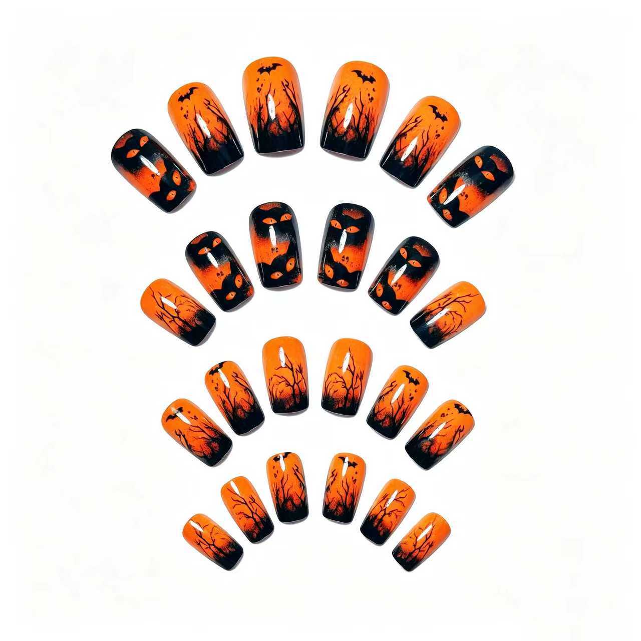 Halloween-Themed Artistic Nail Wraps Acalora