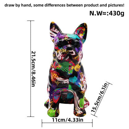 Artistically designed bulldog figure Acalora