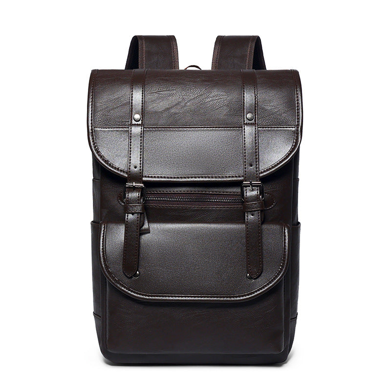 Premium Leather Laptop Backpack Acalora