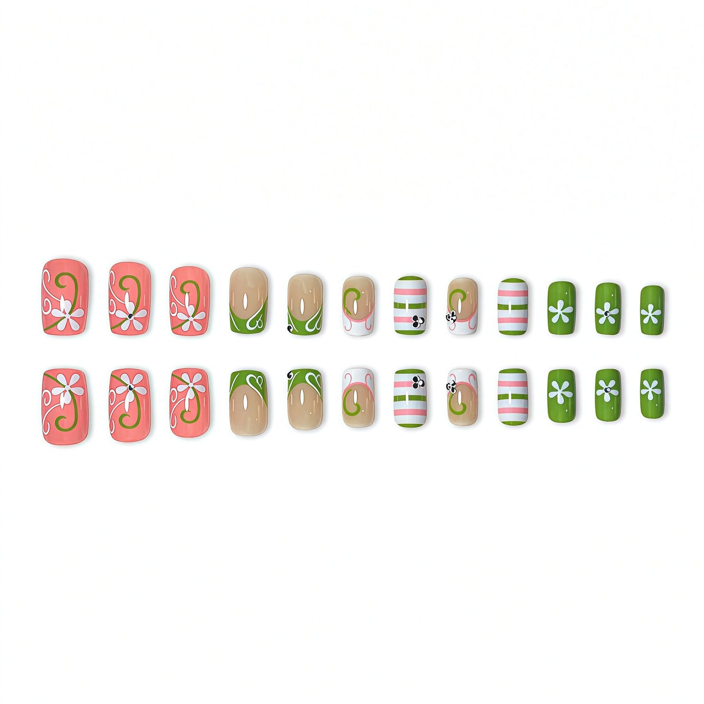 Artistic Decorative Press-On Nails Acalora