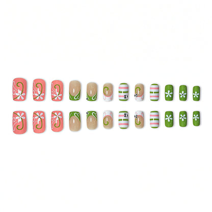 Artistic Decorative Press-On Nails Acalora